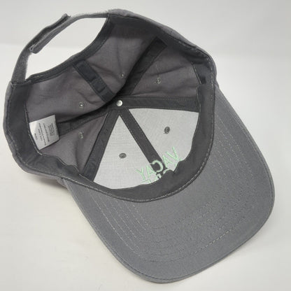Vacay Mode Strapback Hat Gray One Size Adjustable Embroidered 6 Panel Cotton