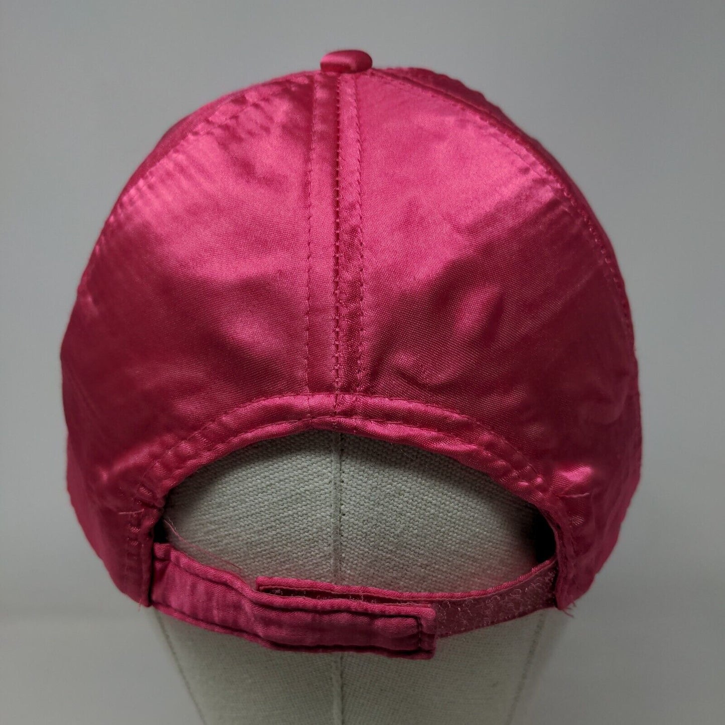Let's Flamingo Strapback Hat Pink Flame One Size Adjustable Embroidered Sequin