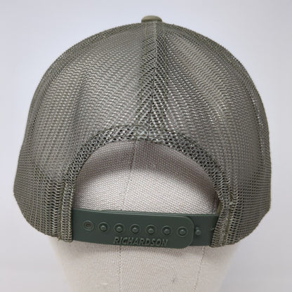 Lawn Pro Snapback Trucker Hat Green M/L Adjustable Mesh Back Richardson