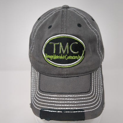 Turnage Materials & Contractors Inc Slideback Hat Gray One Size 6 Panel