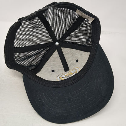 Unionwear Black Trucker Hat One Size IUPAT DC 21 Painters Union Mesh Snapback