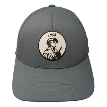 Branded Bills Baseball Cap Gray One Size Perforated 110 Flexfit Strapback Hat