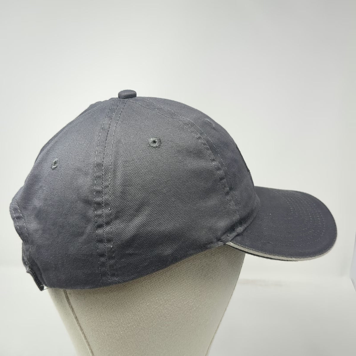 Port & Company Baseball Cap Gray One Size PCA Logo Embroidered Strapback Hat