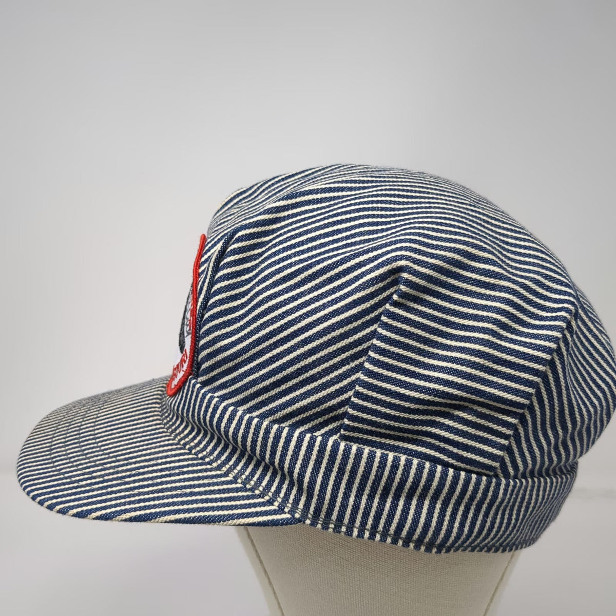 Lambert Snapback Blue White One Size Box Car Willie Branson Missouri Train Hat