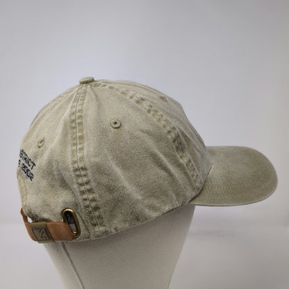 Ahead Baseball Cap Beige One Size Virginia Boy Scouts 2002 Bay Creek Leather Hat