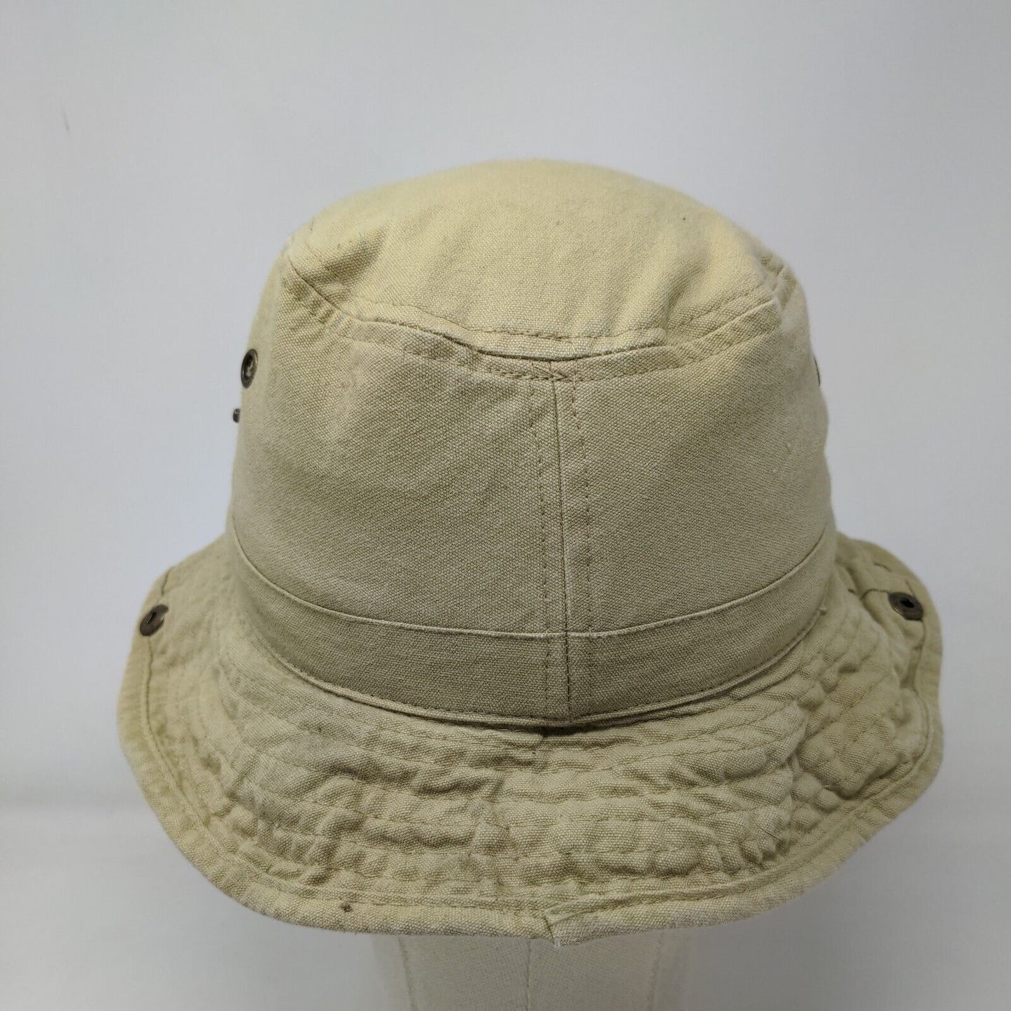 Orlando Bucket Hat Tan Adult Embroidered Adjustable Chin Strap Jacobson