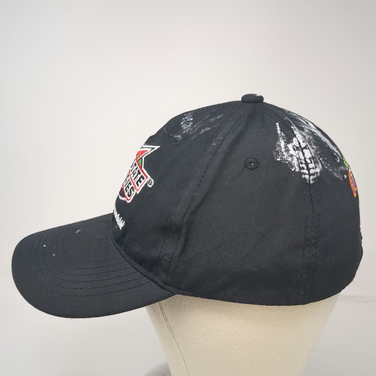 Interstate Batteries Baseball Cap Black One Size Joe Gibbs Racing NASCAR Hat
