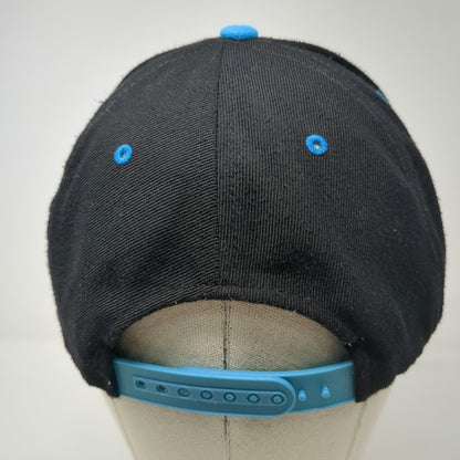 Zephyr Snapback Blue White Black One Size Lacrosse Unlimited Striped Player Hat