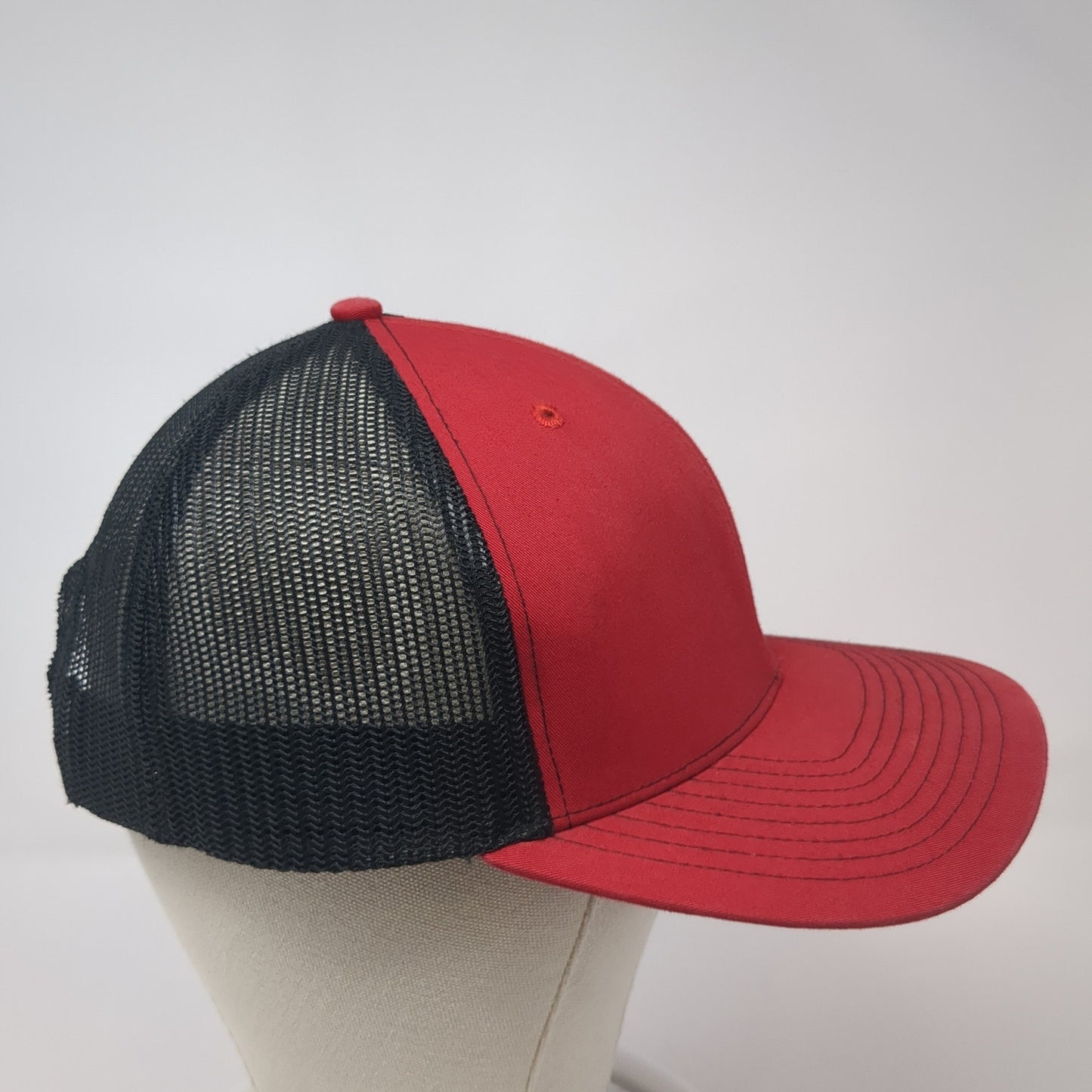 TOP Ag Services Snapback Trucker Hat Red One Size Mesh Back Richardson