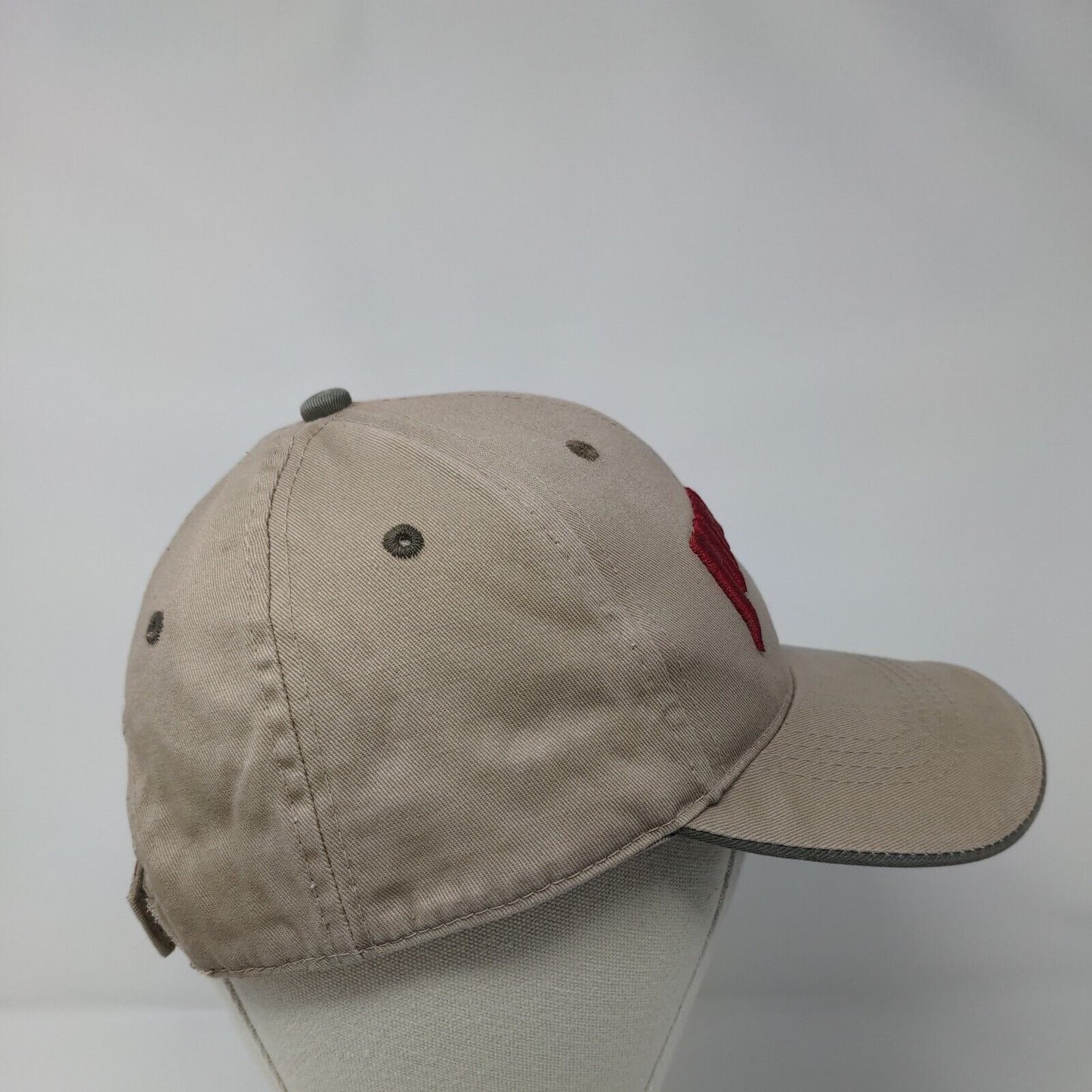 Maverik Adventure Guide Strapback Hat Tan One Size Embroidered