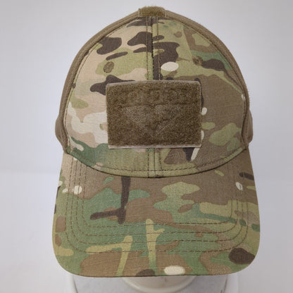 Condor Fitted Hat Camouflage L/XL Area Vented Holes 6 Panel Patch Logo