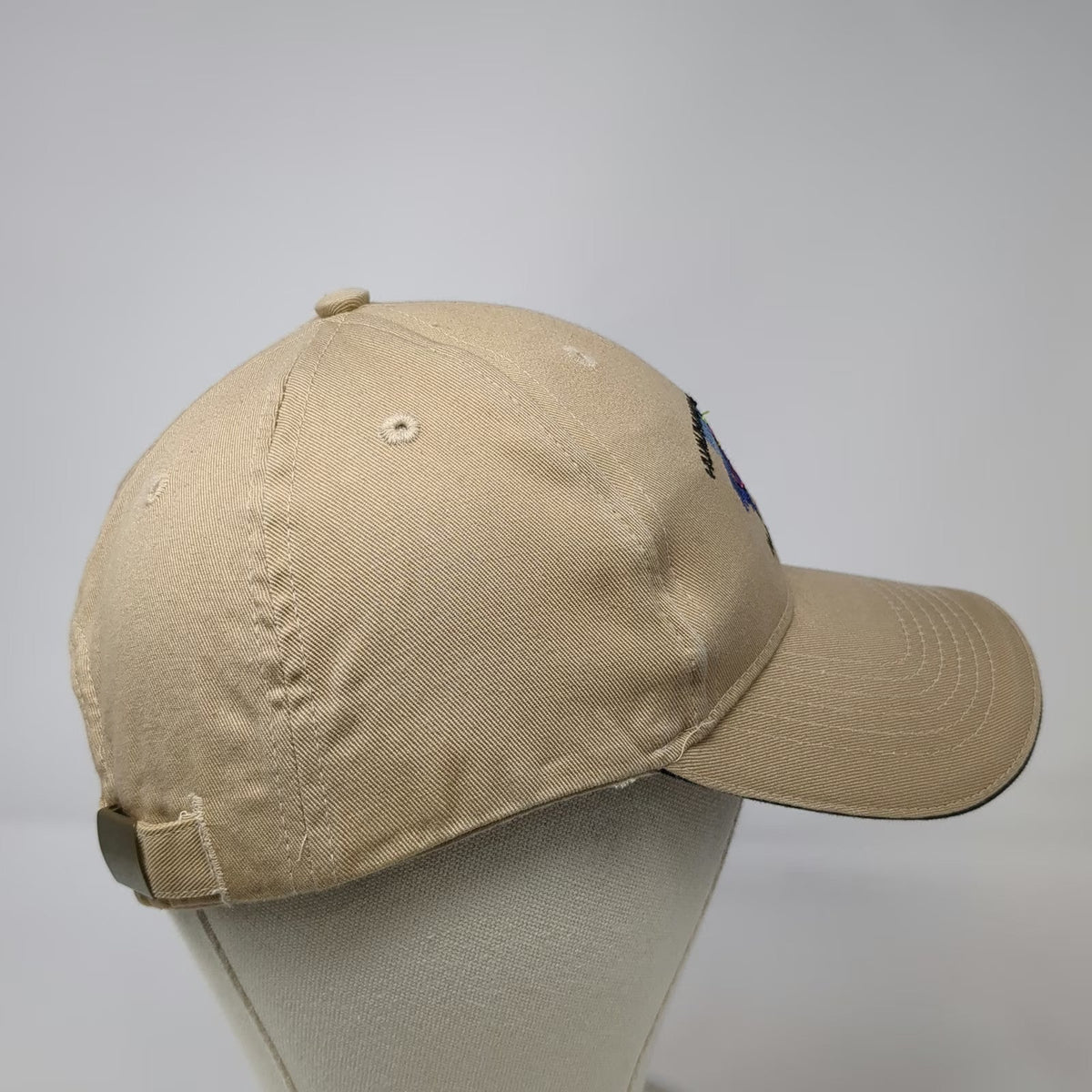 Hawaiian Headwear Baseball Cap Beige One Size Hawaii Fish Embroidered Humu Hat