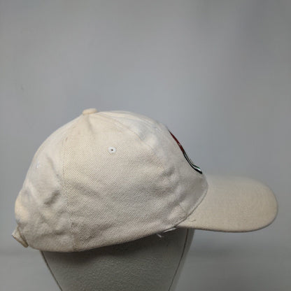 Rama Consulting & International Strapback Hat Cream One Size Adjustable Cotton