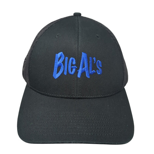 Big Al's Snapback Mesh Back Trucker Hat Black One Size Outdoor Cap
