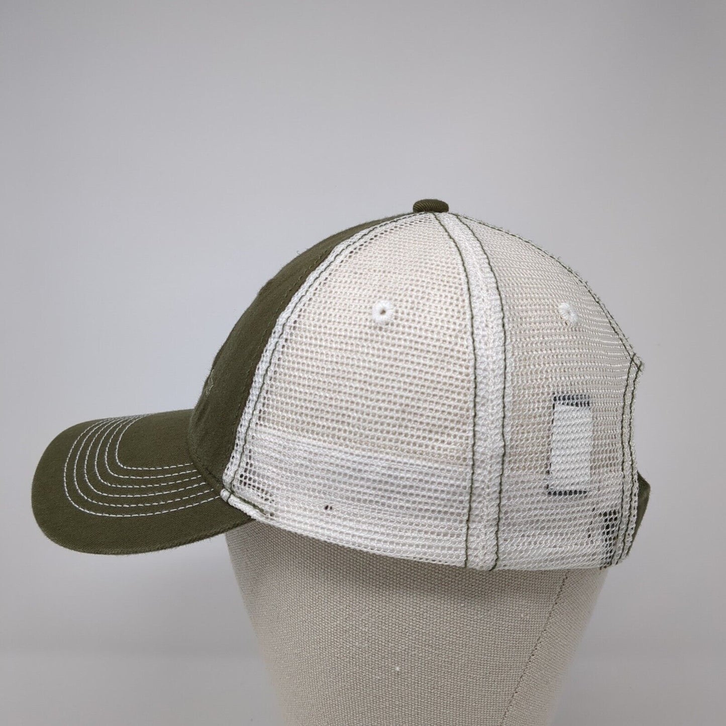 Race To Robie Creek Strapback Trucker Hat Brown One Size Mesh Back District