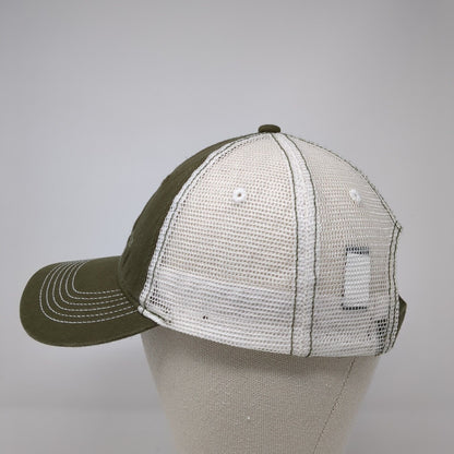 Race To Robie Creek Strapback Trucker Hat Brown One Size Mesh Back District