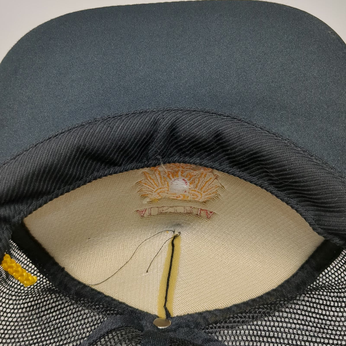 Trucker Hat Black One Size Austria Eagle Coat of Arms Scrambled Eggs Gold Rope