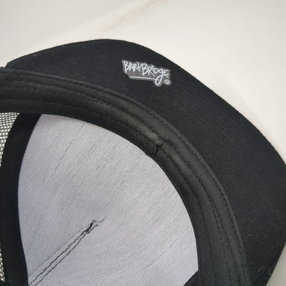 Bart Bridge Trucker Hat Black One Size Snapback Mesh Yountville California Wine