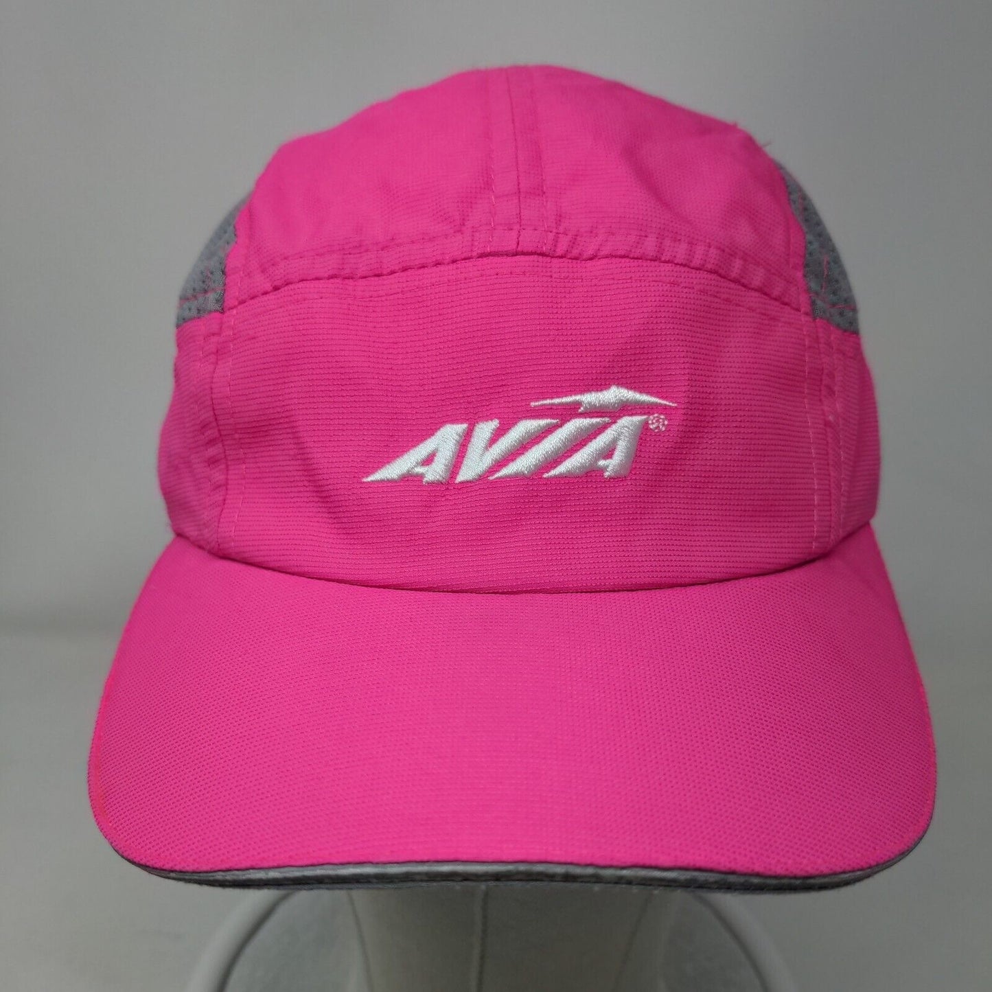 Avia Strapback Hat Pink OSFM Adjustable Embroidered Logo Colorblock