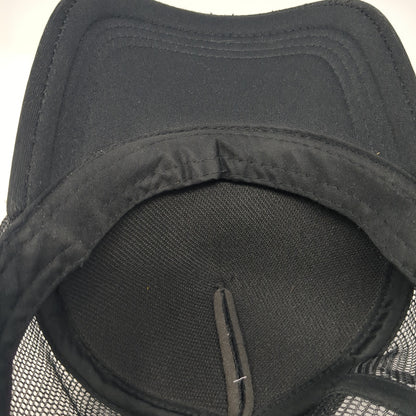 Melling Performance Snapback Trucker Hat Black One Size Mesh Back