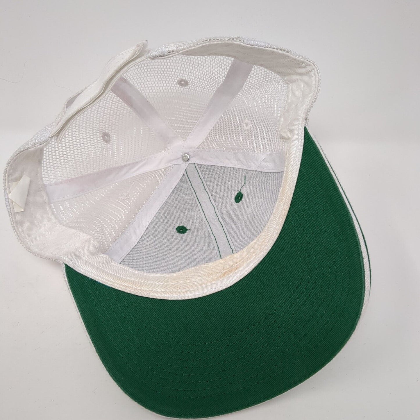 Team Dave Strapback Trucker Hat Green One Size Mesh Back Colorblock