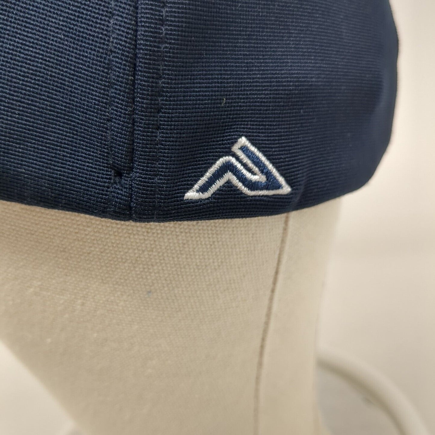 MYB Fitted Hat Blue 7 3/8-8 Embroidered Vented Holes 6 Panel Pacific Headwear
