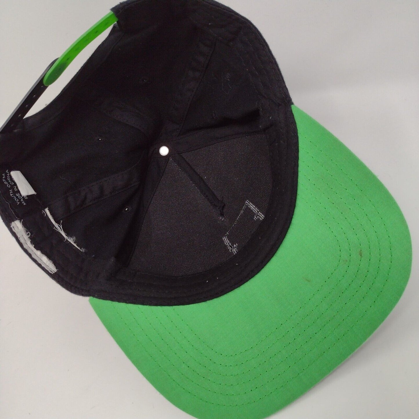 Minecraft Creeper Snapback Hat Multicolor Youth OSFM Adjustable Check