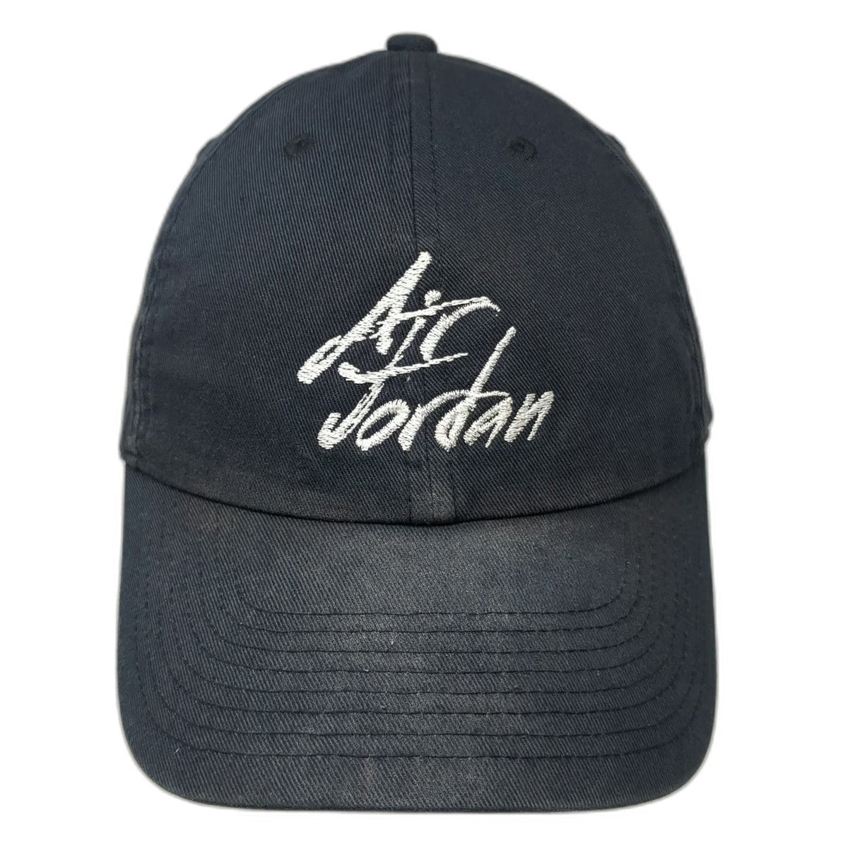 Jordan Brand Baseball Cap Black White One Size Air Jordan Career Stats Logo Hat