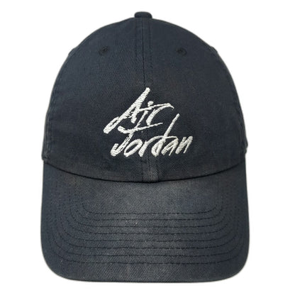 Jordan Brand Baseball Cap Black White One Size Air Jordan Career Stats Logo Hat