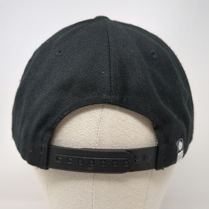 Salty Crew Snapback Hat Black One Size Chasing Tail Green Underbrim Flat Brim