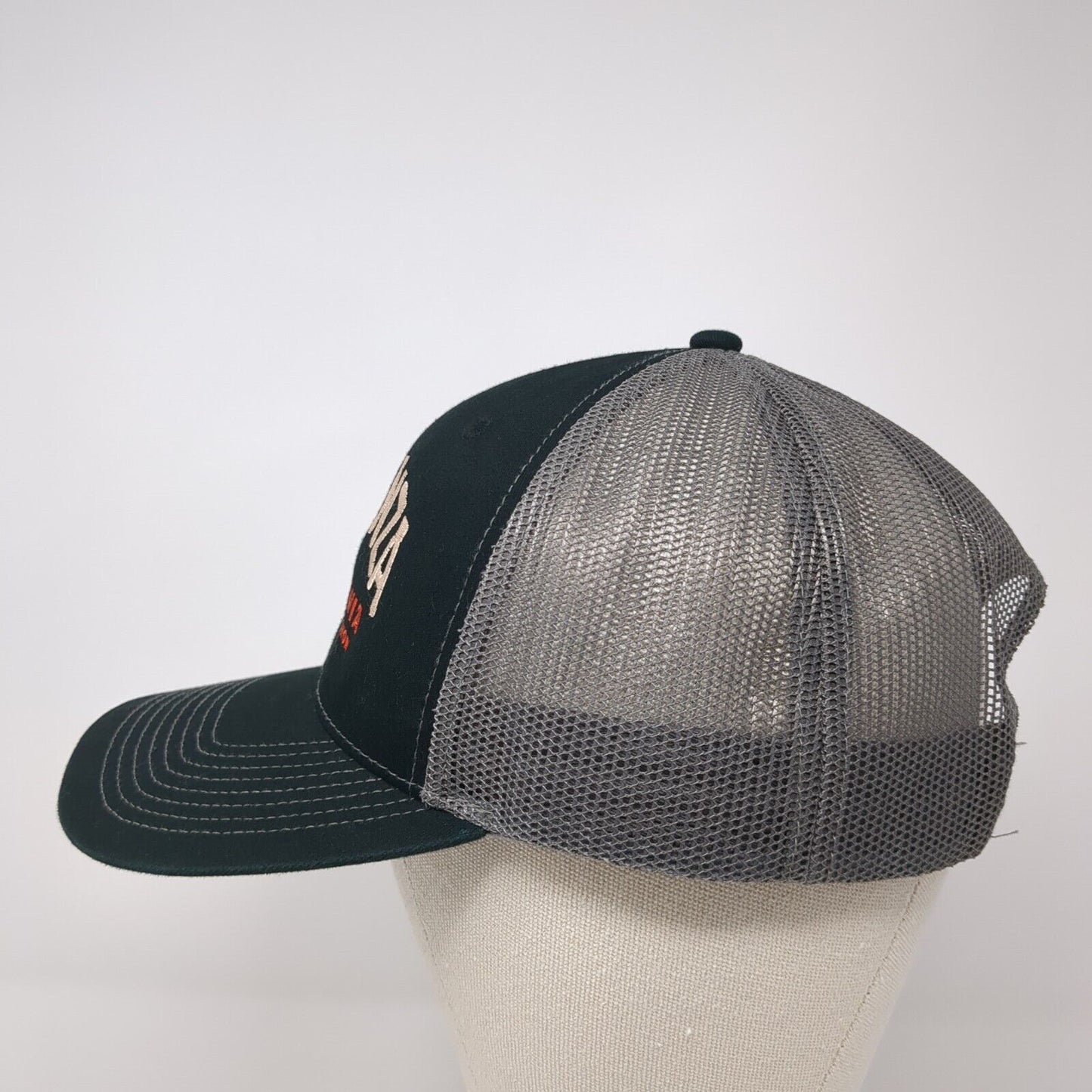 Bonanza California Snapback Trucker Hat Black One Size Mesh Back Outdoor