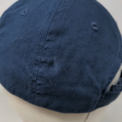 HCC Strapback Hat Blue OSFA Adjustable Embroidered 6 Panel Hit Wear