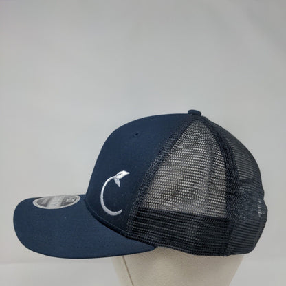 New Era Snapback Trucker Hat Blue OSFM Original Fit 9Fifty Mesh Back 6 Panel