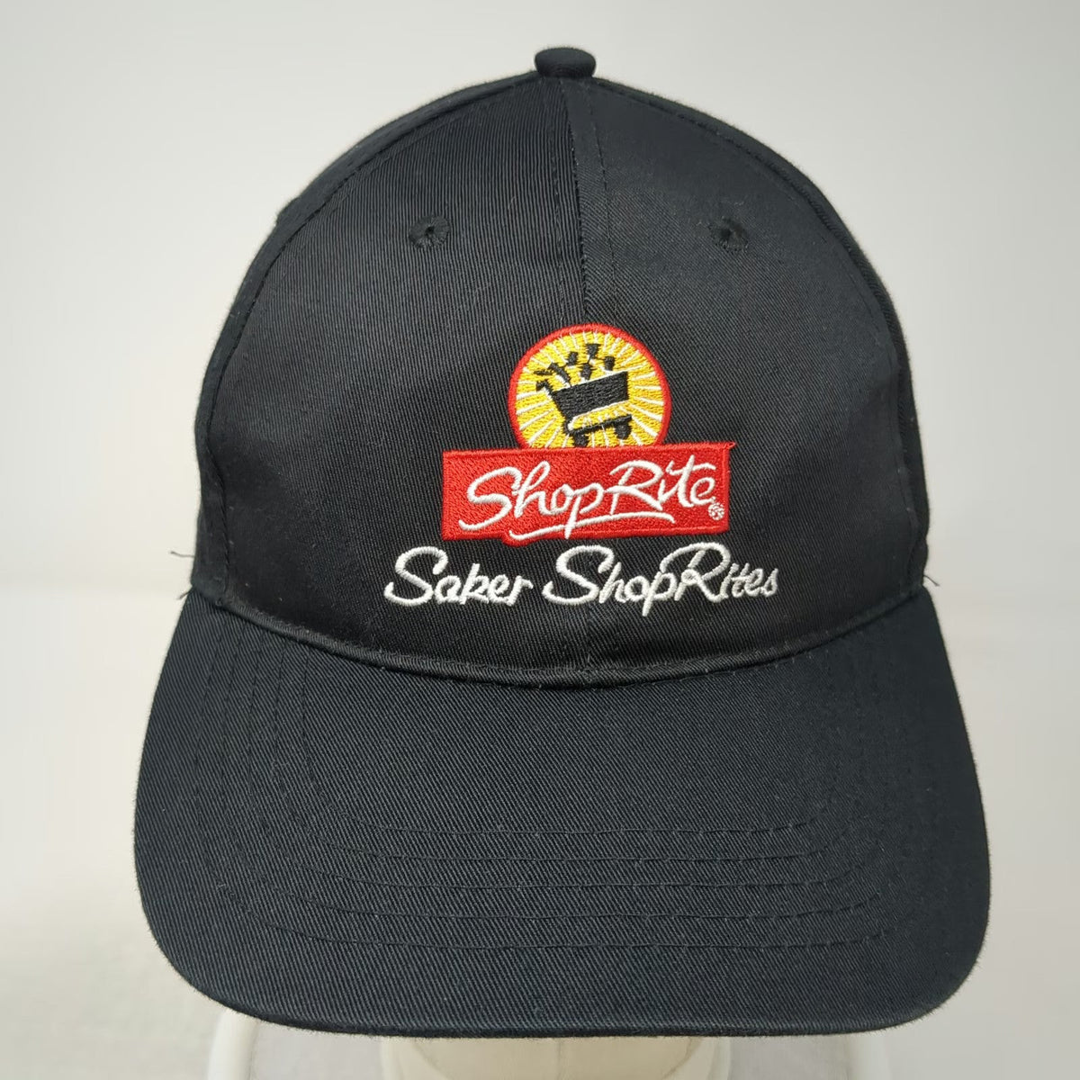 MJCORP ShopRite Saker ShopRites Hat Black One Size Baseball Cap Strapback