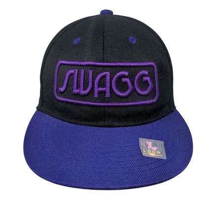 Swagg Snapback Hat Multi One Size Adjustable Embroidered Colorblock