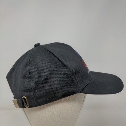 Fume by Orjoy Slideback Hat Black Embroidered Adjustable 6 Panel