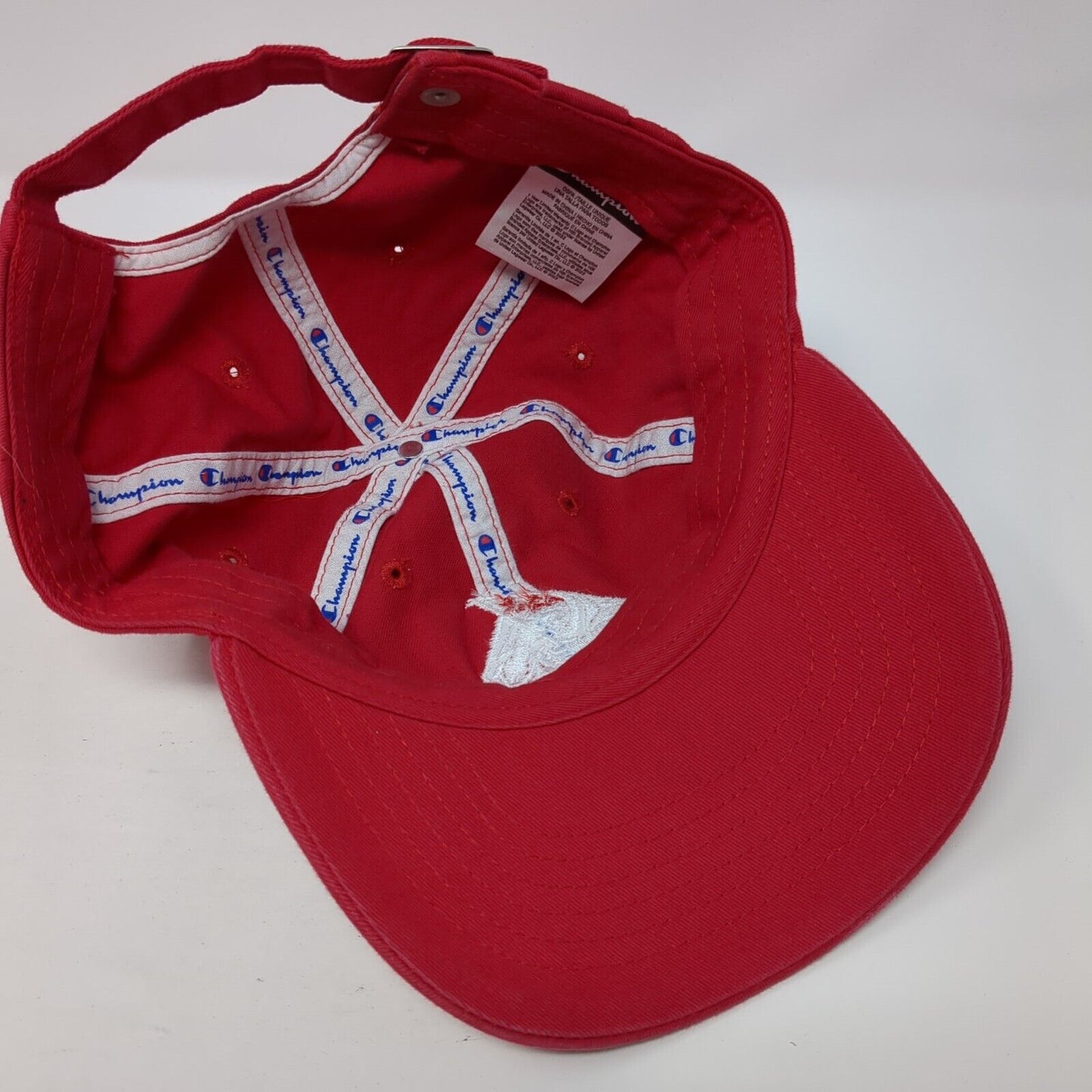 Semper Fi& America's Fund Slideback Hat Red OS Adjustable Relaxed Fit Champion