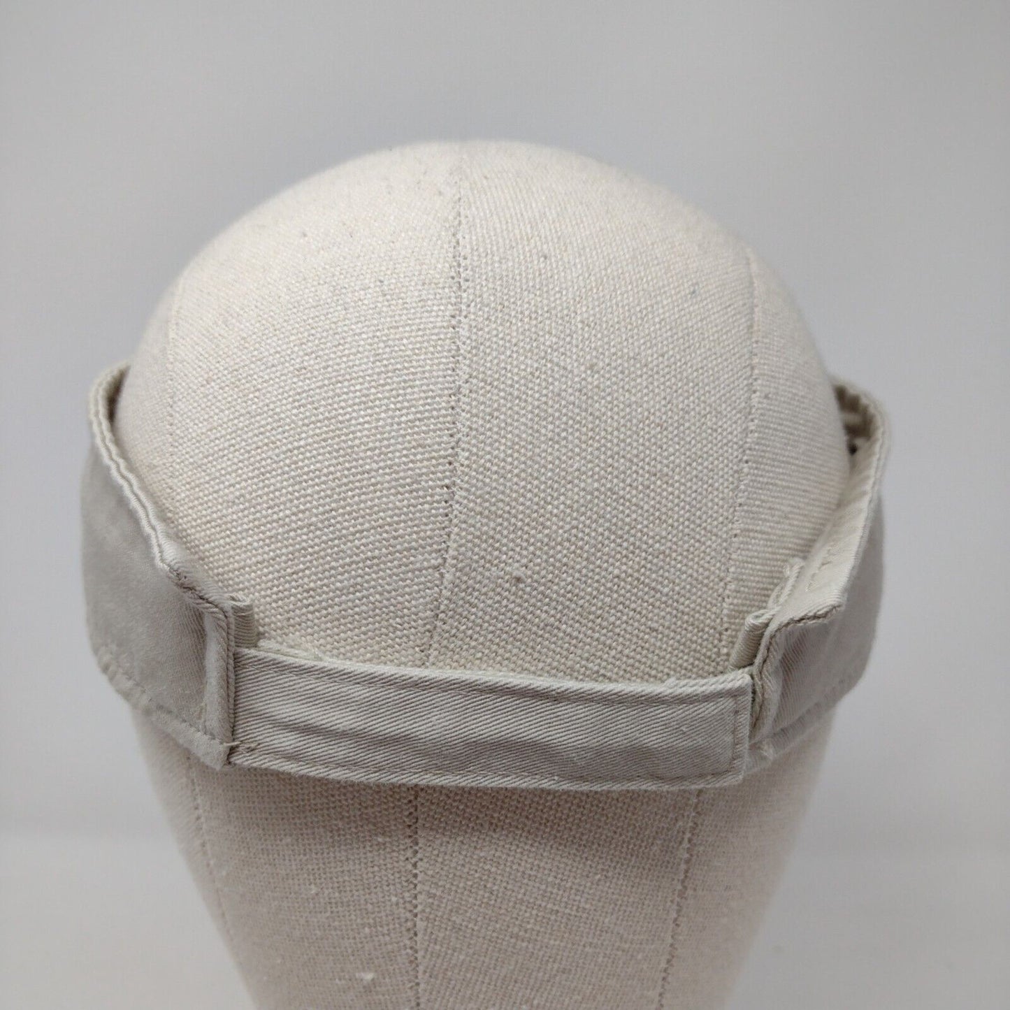 Kadel's ICR Strapback Sun Visor Cap Tan One Size Embroidered Anvil Cotton