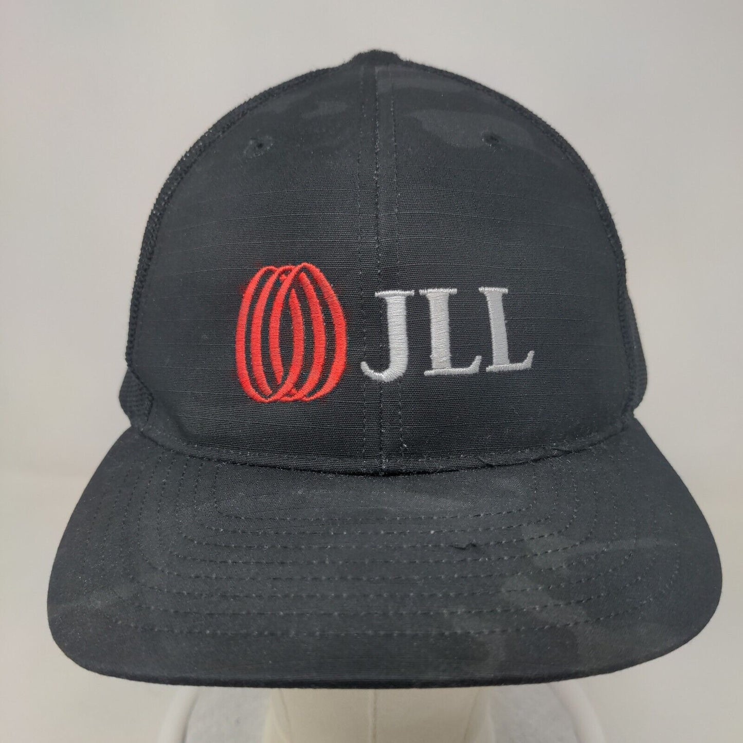 JLL Snapback Mesh Back Trucker Hat Camo One Size Richardson Embroidered