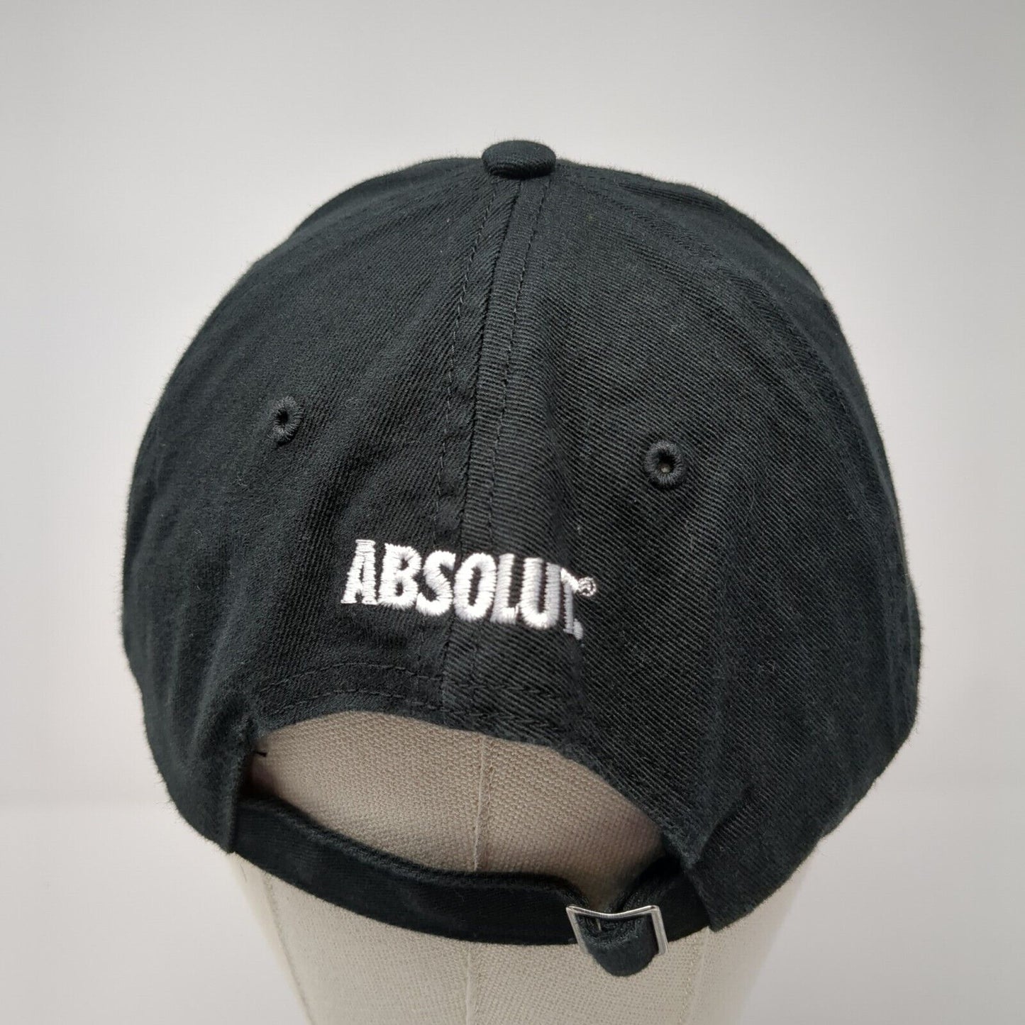 Swedish Vodka Absolut Slideback Hat Black One Size 6 Panel Richardson