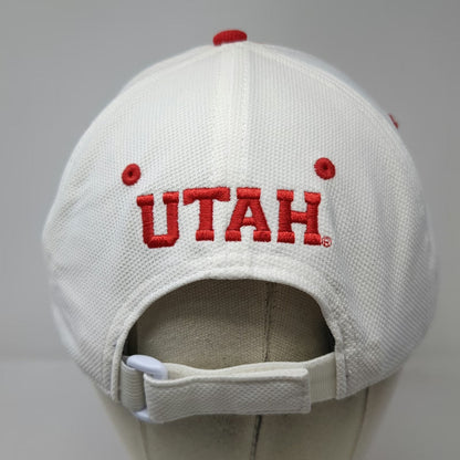 Under Armour Utah Utes NCAA 5 Panel White Hat One Size Strapback Iso-Chill