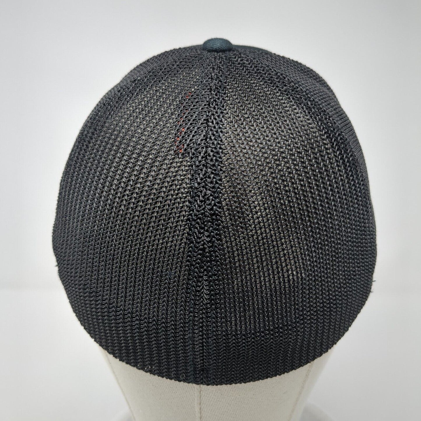 Columbia Tree Flag Unisex Fitted Hat Black S/M Embroidered Patriotic Mesh Back