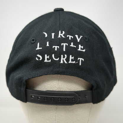 Yupoong Snapback Hat Black OSFM Embroidered DS Dirty Little Secret Acrylic Wool