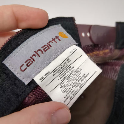 Carhartt Trucker Hat Purple White Gold One Size Snapback Mesh Back Adjustable