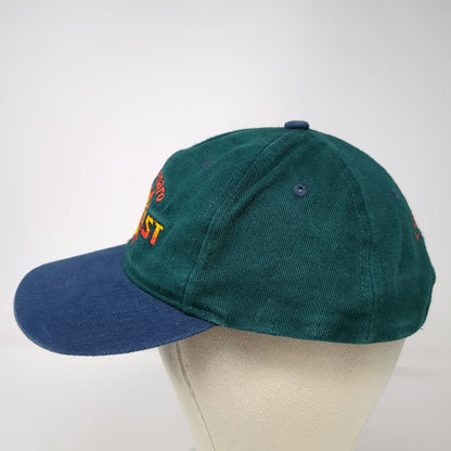 Green Blue Baseball Cap One Size Suncoast Las Vegas Club Denaro Sun Logo Hat