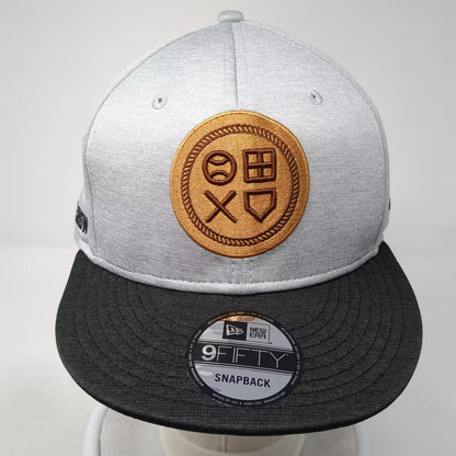 New Era MLB The Show PlayStation Gray Snapback Hat One Size Black Flat Brim