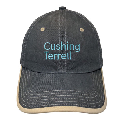Cushing Terrell Strapback Hat Blue OSFA Adjustable Embroidered Port Authority