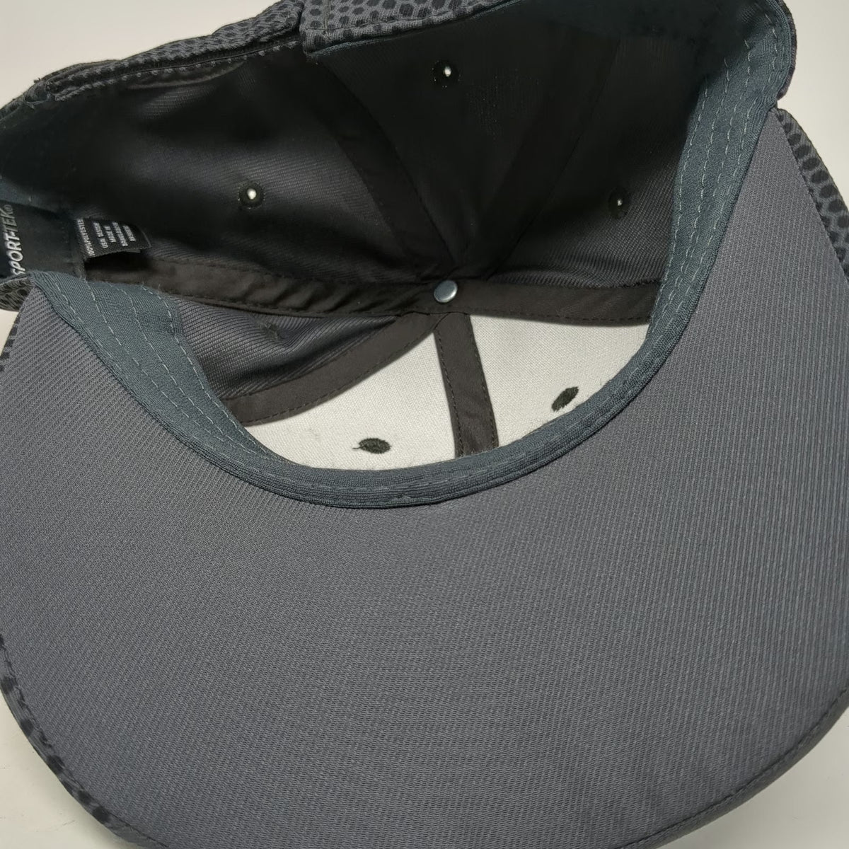 Sport-Tek Baseball Cap Gray One Size Honeycomb Mesh Back ADS Silver Creek Hat