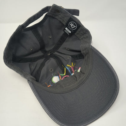 Vivid Roots Slideback Hat Gray One Size Adjustable Embroidered '47