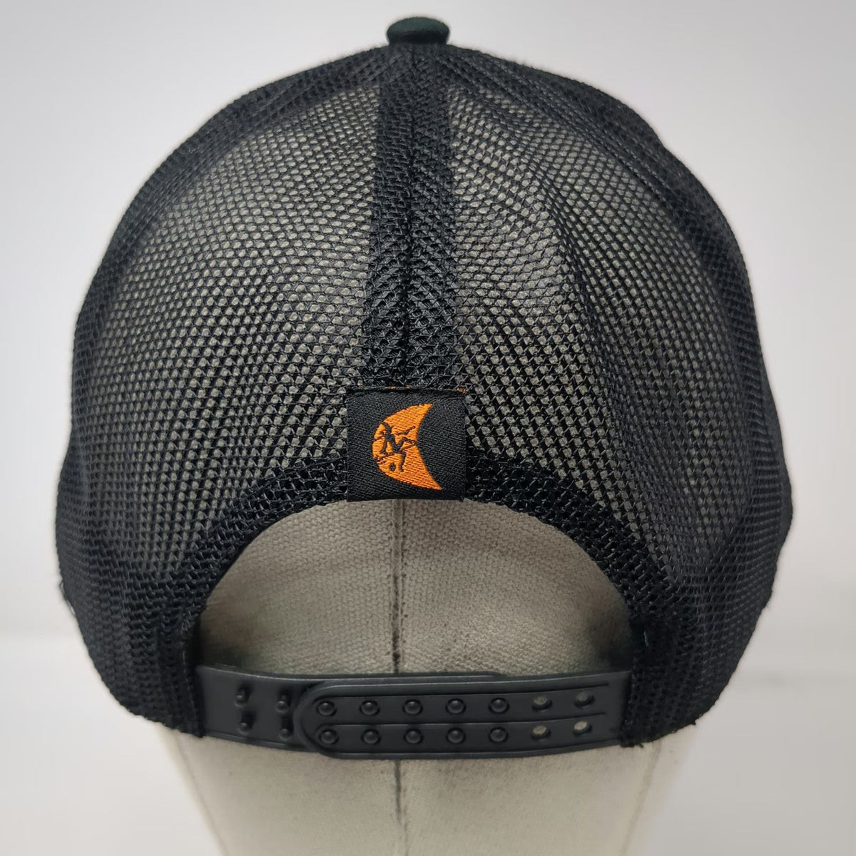 Ditch Witch Trucker Hat Black Orange One Size Mesh Back Snapback Script Logo